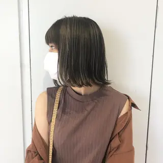 ショート カラー ボブ/salut町田 🧡kanaのヘアスタイル