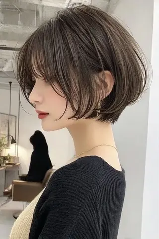 ショート カラー 韓国×艶ハイトーンが かわいい✨️リオ🍒のヘアスタイル