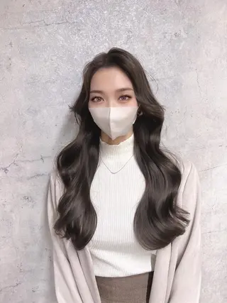 ロング カラー 韓国レイヤー/ 顔周り💕田中将吾のヘアスタイル