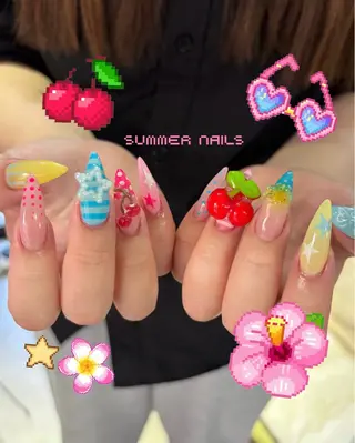 ネイル ASA nail / アート☀︎ニュアンスのネイルデザイン