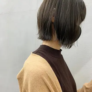 ショート カラー 🌱小顔魅せショート 髪質改善カラー/泉綺のヘアスタイル
