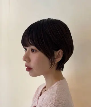 ショート カラー ヘアアレンジ ケアブリーチ🥣 縮毛矯正Ryokoのヘアスタイル