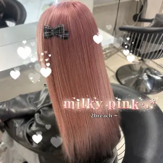 ロング レイヤー/ハイトーン 🤍reina🤍のヘアスタイル