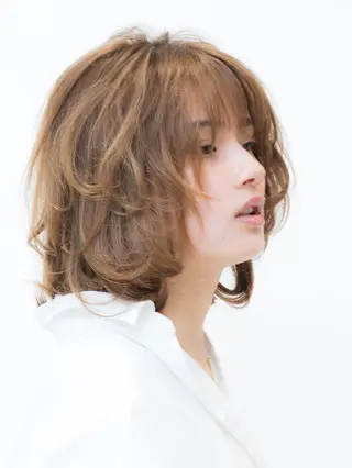 ミディアム Ra.Mama ラママのヘアスタイル