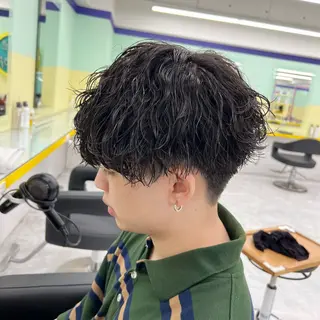 ショート カラー パーマ ヘアアレンジ メンズ キッズ ネイル マツエク・マツパ 🔷横浜1のパーマ 職人🔷将太郎のヘアスタイル