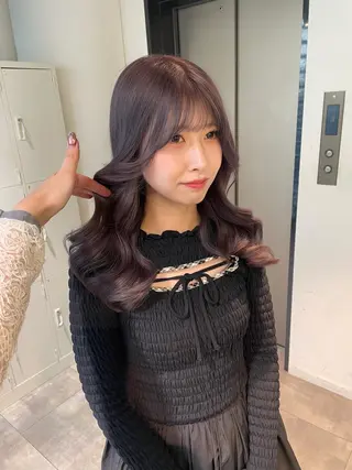 セミロング 梅田美容師 nao🐈‍⬛のヘアスタイル