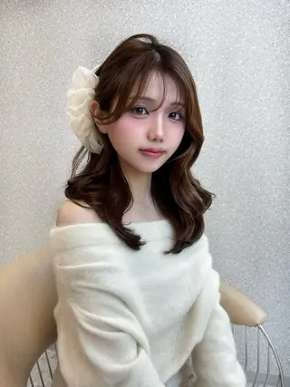 セミロング 天神美容室 🎀hinaのヘアスタイル