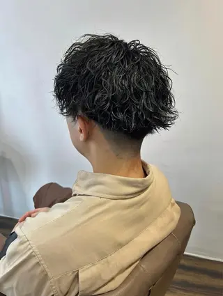 ショート パーマ メンズ ツイストスパイラル パーマ✂︎ KYOUのヘアスタイル