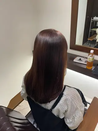 セミロング 結衣 髪質改善モデル募集中のヘアスタイル