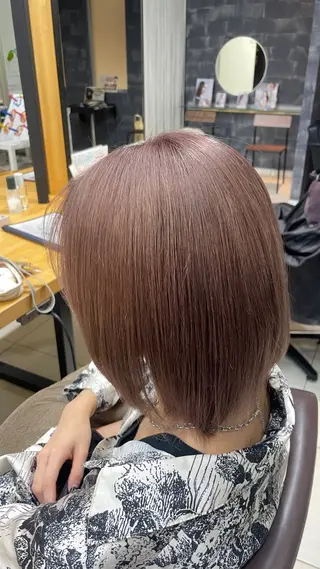 カラー 🤍透明感カラー🤍 るなのヘアスタイル