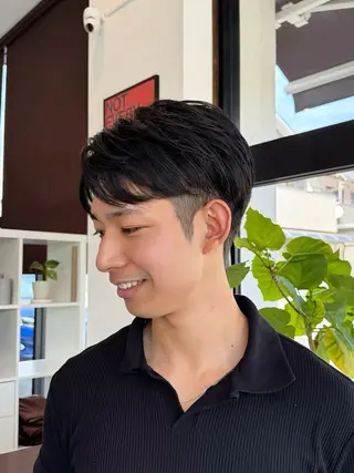 ショート メンズ 作野 凌都のヘアスタイル