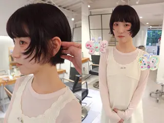 ショート yuka | 京都 |カットモデル🧁♡のヘアスタイル