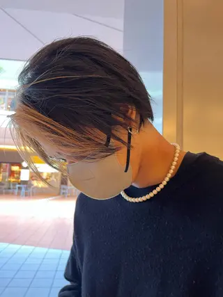 ミディアム カラー メンズ 似合わせレイヤー✄﻿ ヨシノ マサキのヘアスタイル