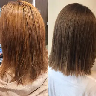 ミディアム カラー 松田 類生のヘアスタイル