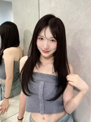 ロング カラー ⟡美髪矯正/レイヤー /新宿🌙Yuukaのヘアスタイル