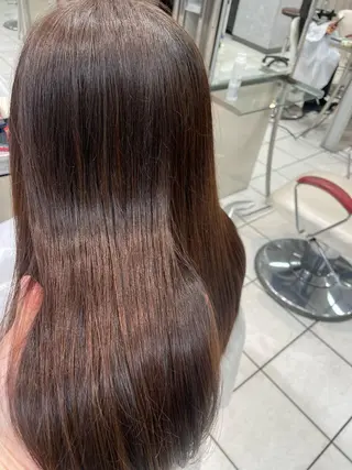 ロング カラー パーマ アートディレクター 尾内 友美のヘアスタイル