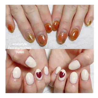 ミディアム ネイル 🐾enen style 🐾のネイルデザイン