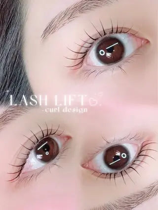 マツエク・マツパ mignon🩵らむ /まつげパーマ 眉毛のマツエク・マツパデザイン