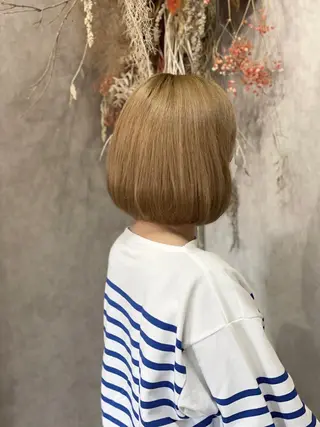 ミディアム giniro ホソミのヘアスタイル