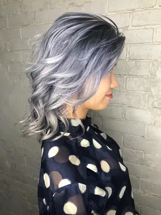 セミロング カラー welring hair salonのヘアスタイル