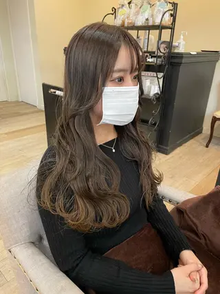 ロング 亀川蓮 Agu hairのヘアスタイル