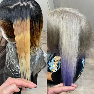 カラー ANDIAMO SAKAE🍁楓のヘアスタイル