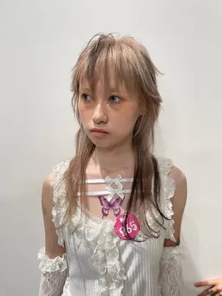ロング フジヤ サイタのヘアスタイル