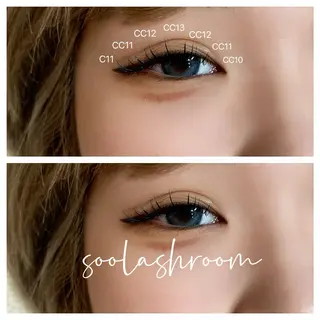 マツエク・マツパ soo lash room Kanaeのマツエク・マツパデザイン