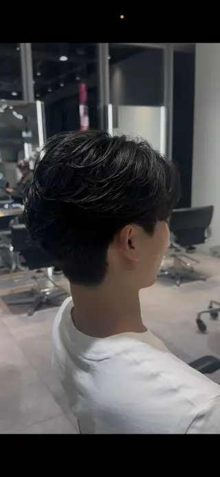 ショート パーマ メンズ 似合わせパーマ🔥 河浪  大智のヘアスタイル