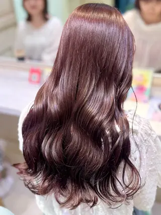 ロング カラー 💖ダブルカラー/ ケアカラー/レナ💖のヘアスタイル