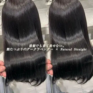 ロング カラー 髪質改善×透明感カラ ー/新宿/SHOKIのヘアスタイル