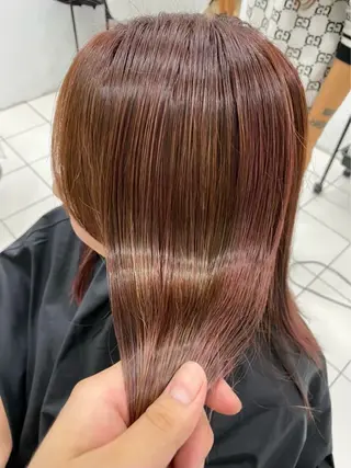 セミロング メンズカットモデル 募集中🫧吉田陽菜のヘアスタイル