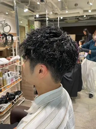 パーマ メンズ 店長／髪質改善 田中優太のヘアスタイル