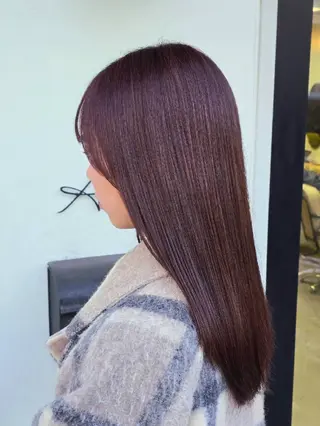 ロング カラー 透明感🫧艶カラー✨ レイヤー✂渡辺祐輔のヘアスタイル