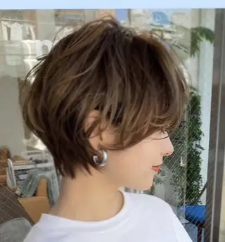 ショート 馬野郁土 Uhair 本山店のヘアスタイル