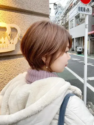 ショート 美髪❣️縮毛矯正/ 髪質改善✨/山本のヘアスタイル