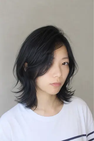 ミディアム 野呂 隼人のヘアスタイル