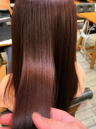 セミロング カラー 大人レイヤー×艶髪 小久保　春暁のヘアスタイル