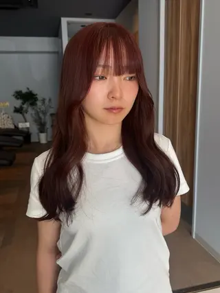 ロング 似合わせスタイル☁️ 堀内志茉🍀のヘアスタイル