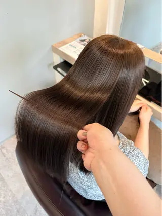 ロング カラー 髪質改善🫧ベージュ 椙山 響のヘアスタイル