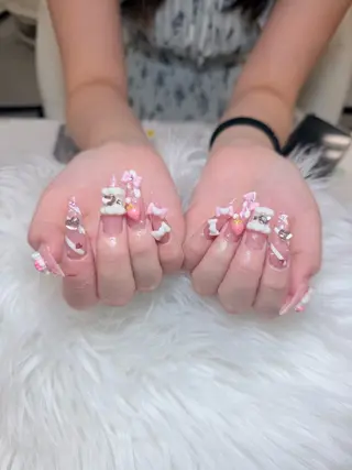 ネイル ANH ゴテゴテネイルのネイルデザイン