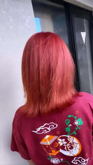 ミディアム カラー 髪質改善/レイヤー カット手塚奨のヘアスタイル