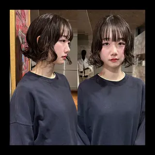 ショート カラー パーマ mai / linoah˚✧のヘアスタイル