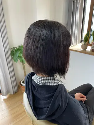 ミディアム Yuki @美容室あのんのヘアスタイル
