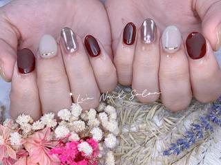 ショート カラー ネイル Le’a NailSalonのネイルデザイン