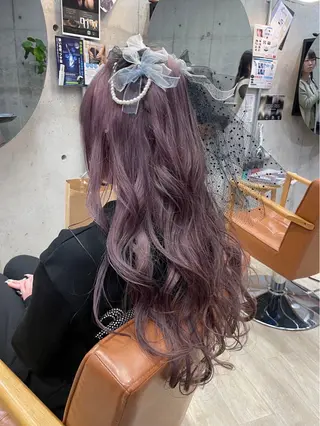 ロング ヘアアレンジ 東 史夏のヘアスタイル