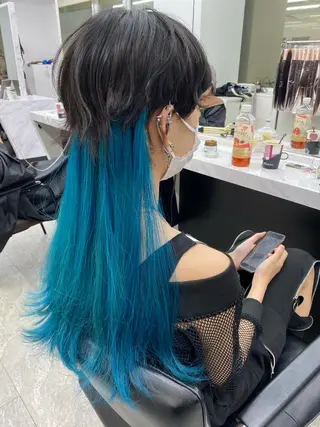 ロング カラー 🧡YUKA🧡 渋谷/ﾌﾟﾙｴｸｽﾃのヘアスタイル