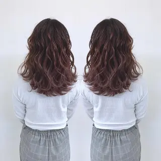 ミディアム 穐田 司樹のヘアスタイル