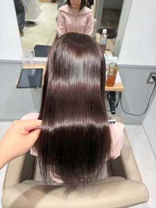 セミロング 緑区/艶髪 🦋柿下のヘアスタイル