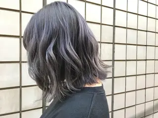 ミディアム カラー 透明感カラー/ レイヤー　YUKAのヘアスタイル